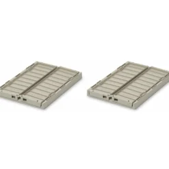 New Lot de 2 petites caisses de rangement Weston S Sandy Panier De Rangement