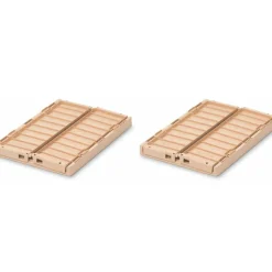 Sale Lot de 2 petites caisses de rangement Weston S Tuscany rose Panier De Rangement