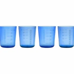 Discount Lot de 4 petites tasses bleues Tasse