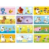 Best Lot de 12 petits puzzles Parents et bébés animaux Puzzle
