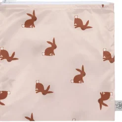 Lot de 2 Pochettes à goûter Little Forest Lapin Pochette À Goûter