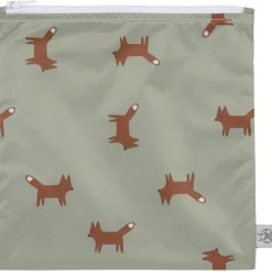 Hot Lot de 2 Pochettes à goûter Little Forest Renard Pochette À Goûter