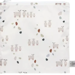 Lässig Lot de 2 pochettes à goûter Tiny Farmer pois et mouton