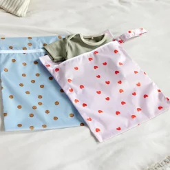 Lässig Lot de 2 pochettes pour Snack Happy Rascals Coeur