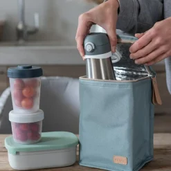 New Lot de 8 pots de conservation bleu et vert (150 ml et 250 ml) Pots De Conservation