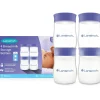 New Lot de 4 pots de conservation du lait maternel Conservation Du Lait