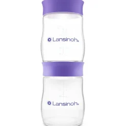 New Lot de 4 pots de conservation du lait maternel Conservation Du Lait