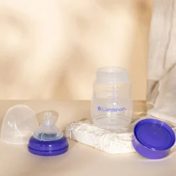 New Lot de 4 pots de conservation du lait maternel Conservation Du Lait