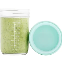 Babymoov Lot de 8 pots de conservation en verre Babybols + livret de recettes