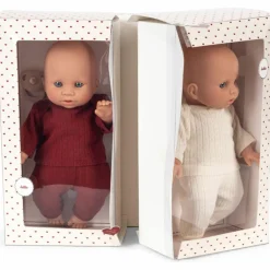 New Lot de 2 poupons Bobo et Bobbie Poupée / Poupon