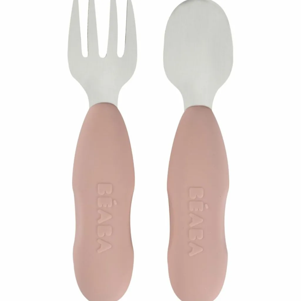 Béaba Lot de 2 précouverts inox Barbe à papa