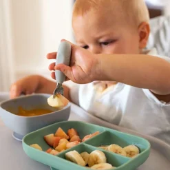 Online Lot de 2 pré-couverts inox gris velours Couverts