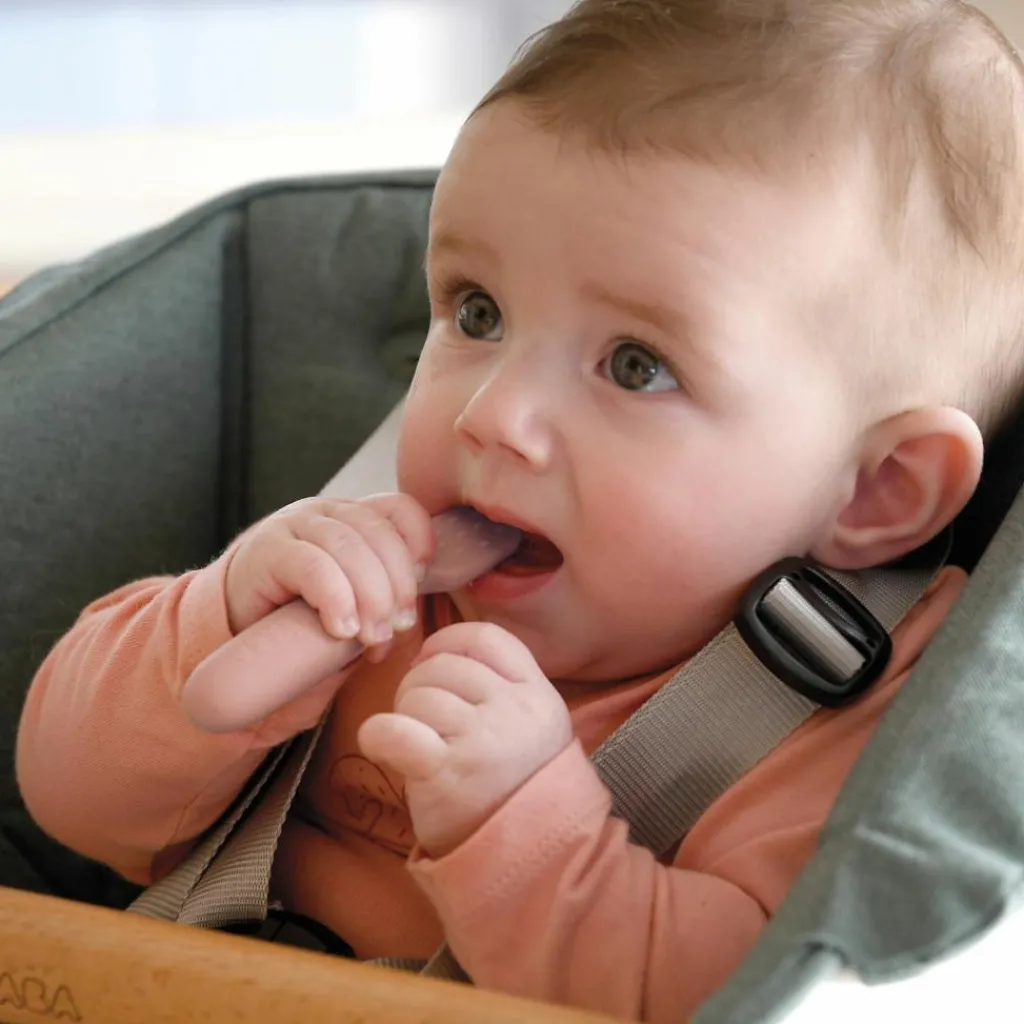 Béaba Lot de 2 précuillères en silicone Barbe à papa et Guimauve