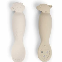 Online Lot de 2 premières cuillères Tiny farm Sable Couverts