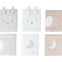 Noukie's Lot de 6 protèges barreaux Bali, Moka & Snow