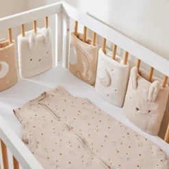 Noukie's Lot de 6 protèges barreaux Bali, Moka & Snow