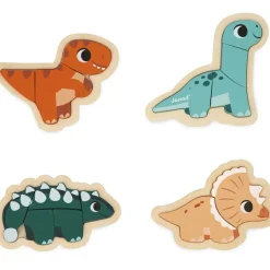 Outlet Lot de 4 puzzles évolutifs Dino (14 pièces) Puzzle