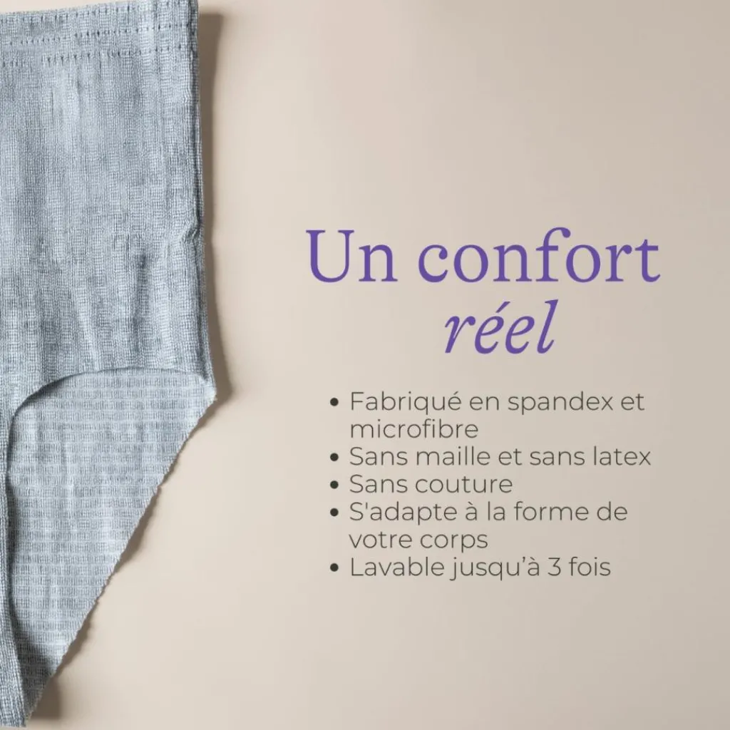 Lansinoh Lot de 4 slips filets de maternité lavables