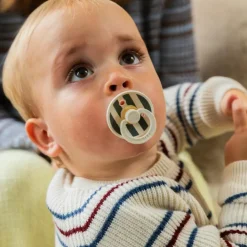 BIBS Lot de 2 sucettes en latex Colour Studio Pin (6-18 mois)