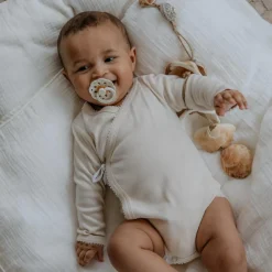 BIBS Lot de 2 sucettes en latex Bohème Ivory-Sage (6-18 mois) - Reconditionné