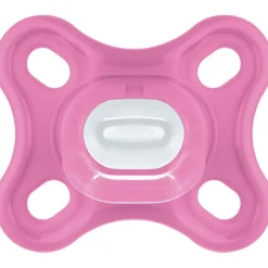 MAM Lot de 2 sucettes en silicone Comfort rose et parme (0-2 mois)