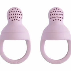 Outlet Lot de 2 sucettes grignoteuses en silicone Soft Lilac Sucette Grignoteuse