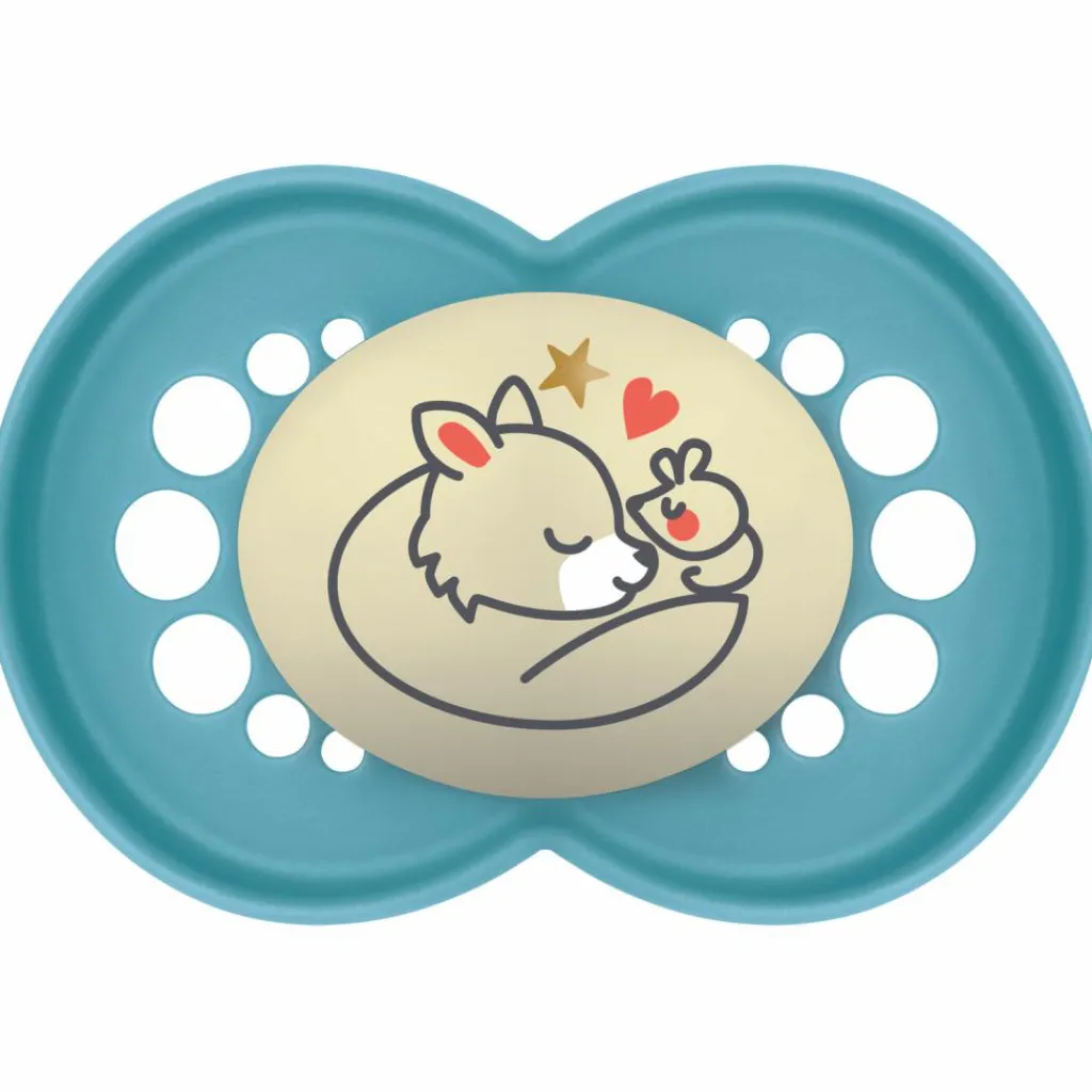 Best Lot de 3 sucettes Original Bleu en silicone (18 mois et +) Sucette Bébé (12-36 Mois)