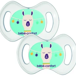 Bébé Confort Lot de 2 sucettes physiologique en silicone (0-2 mois)