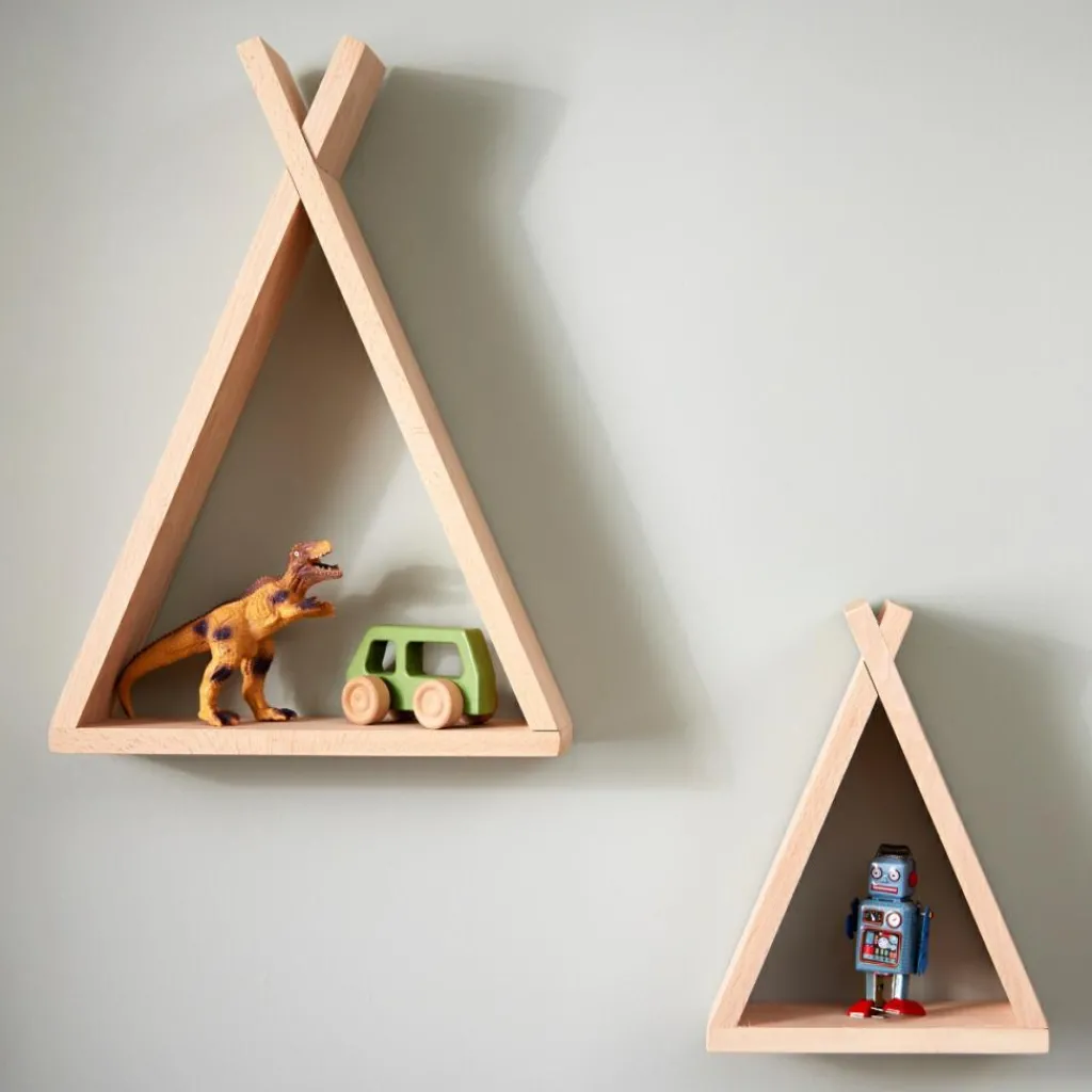 Combelle Lot de 2 étagères Tipi