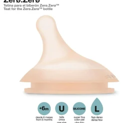 Suavinex Lot de 2 tétines L Zerø.Zerø (0m+)