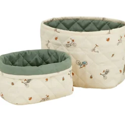 Cam Cam Copenhagen Lot de paniers de rangement matelassés Bicycles