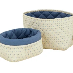 Clearance Lot de paniers de rangement matelassés Capri Panier De Toilette