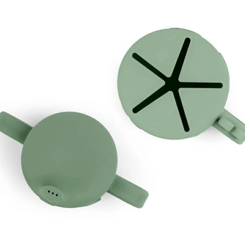 Done by Deer Lot tasse à bec et tasse à goûter Peekaboo Deer friends Vert