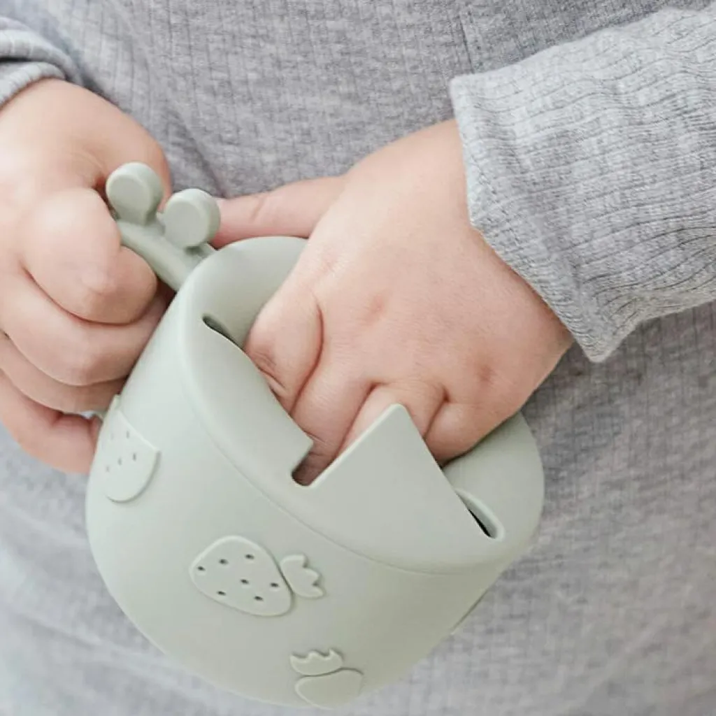 Done by Deer Lot tasse à bec et tasse à goûter Peekaboo Deer friends Vert