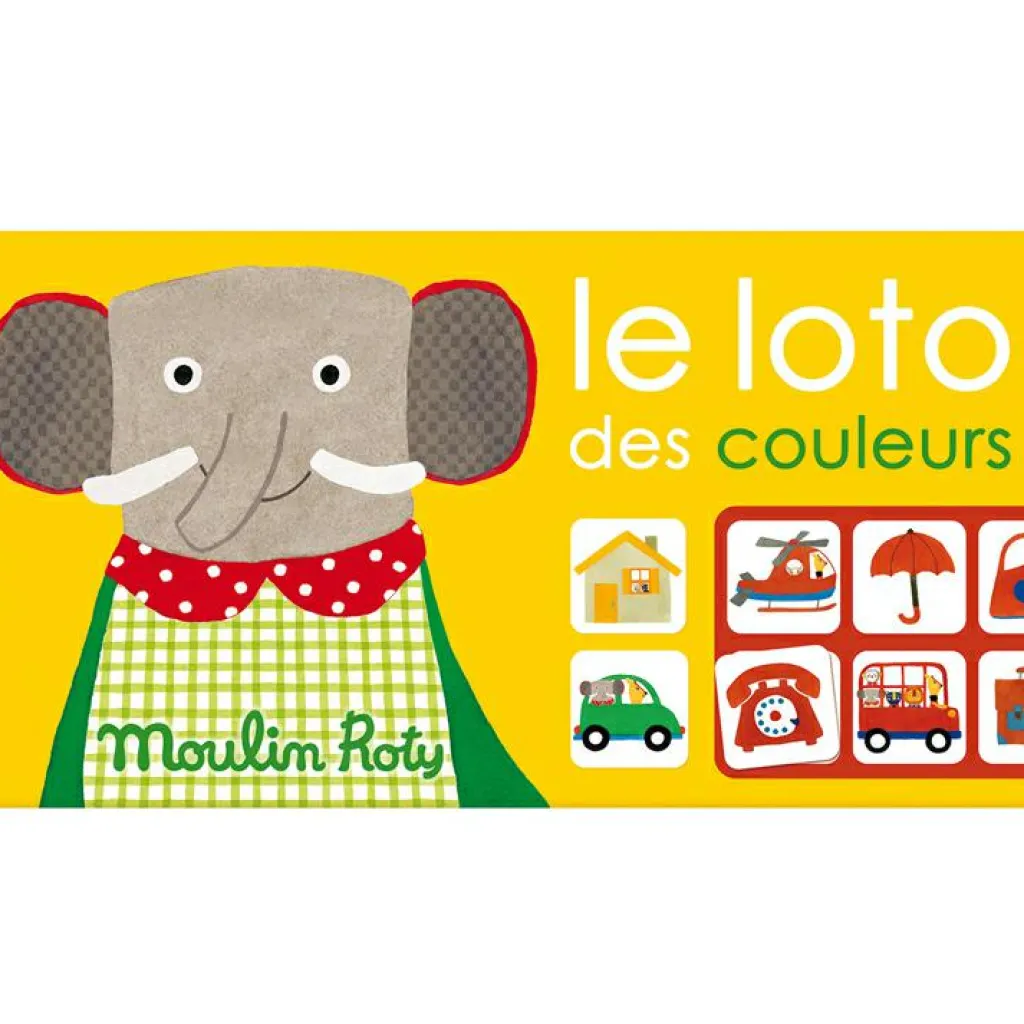 Moulin Roty Loto des couleurs les Popipop