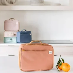 3 sprouts Lunch bag en tissu recyclé Rouille