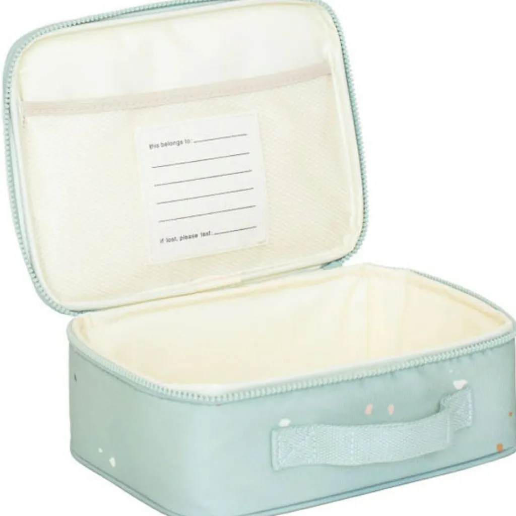 Lunch bag en tissu recyclé Terrazzo vert Sac Isotherme