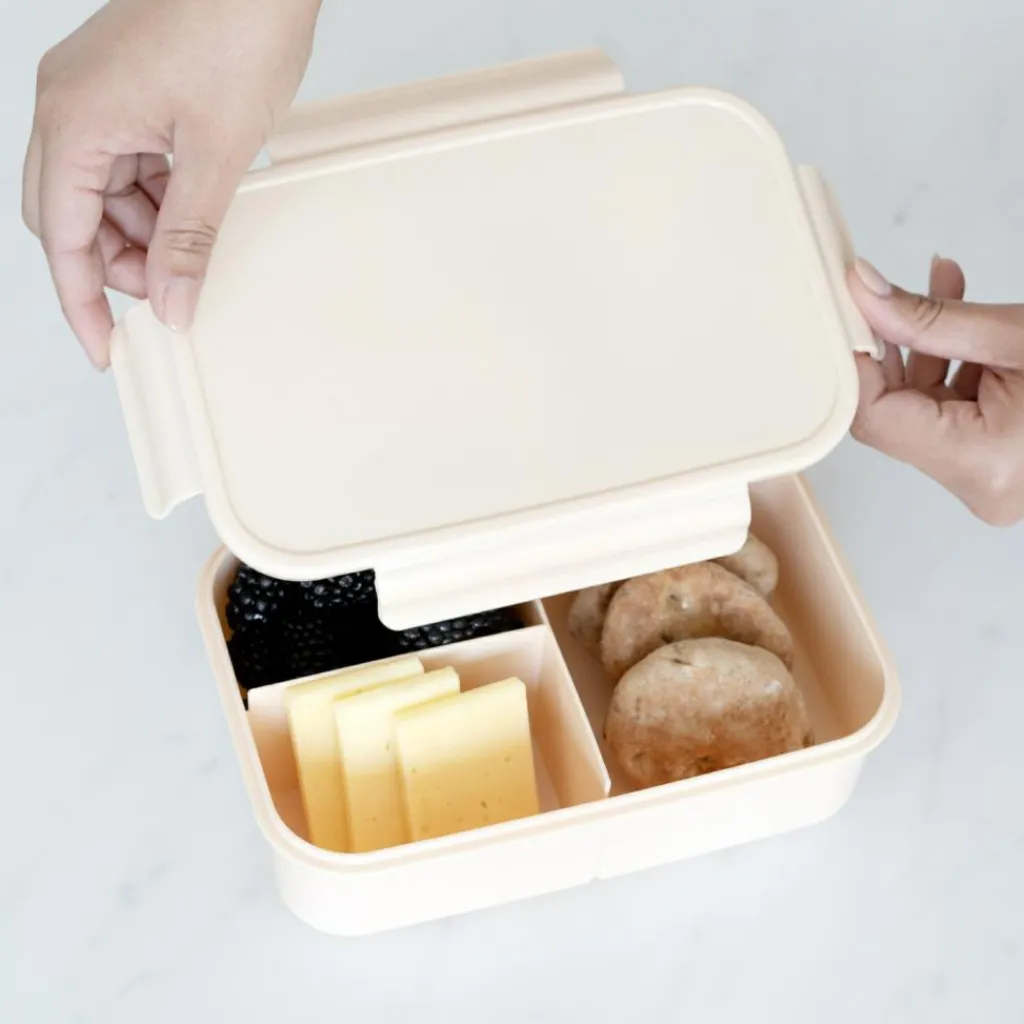 3 sprouts Lunch box en plastique recyclé Sable