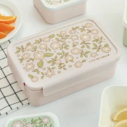 A Little Lovely Company Lunch box Fleurs Rose