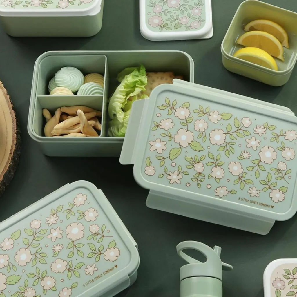Discount Lunch box Fleurs Sage Boîte À Goûter / Lunch Box