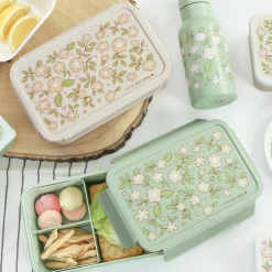 Discount Lunch box Fleurs Sage Boîte À Goûter / Lunch Box