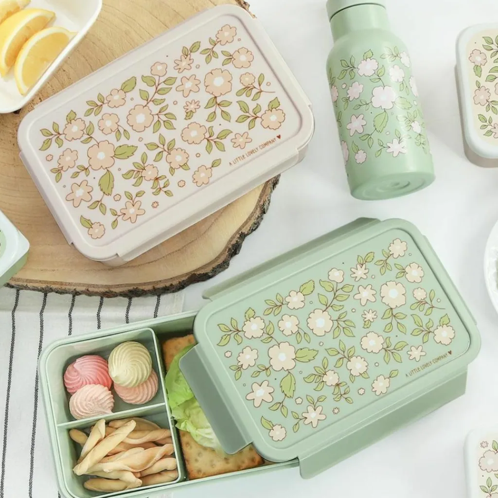 Discount Lunch box Fleurs Sage Boîte À Goûter / Lunch Box