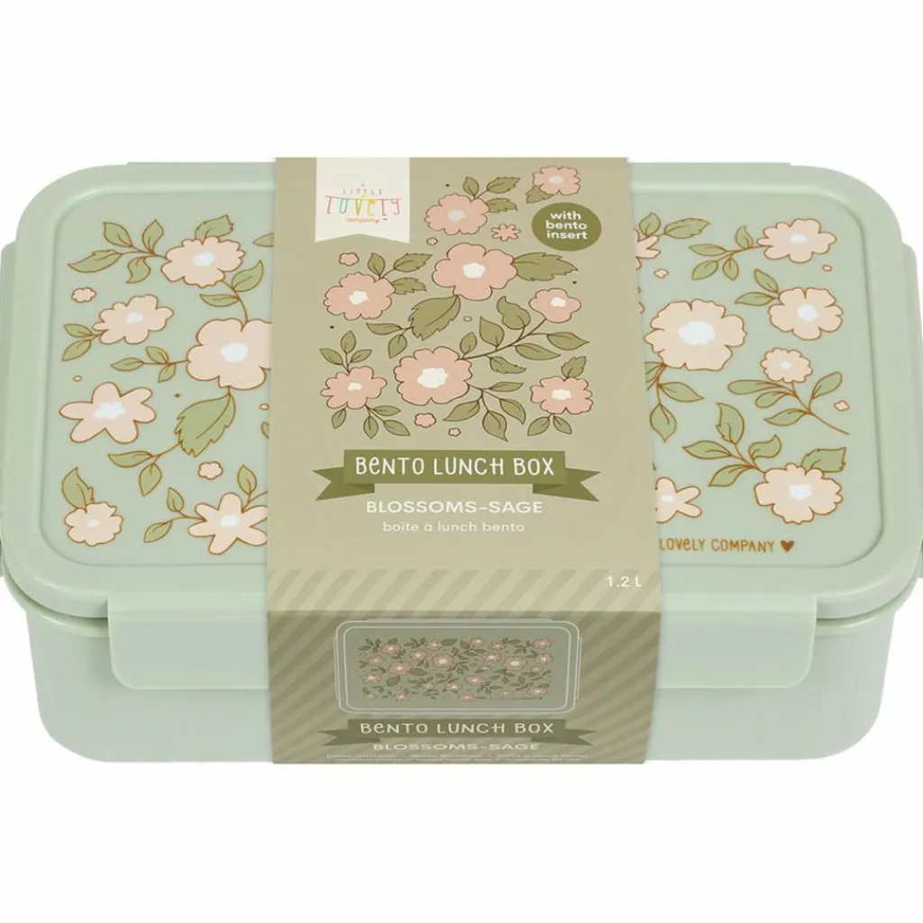 Discount Lunch box Fleurs Sage Boîte À Goûter / Lunch Box