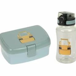 Lässig Lunch Set boîte à goûter et gourde Tiny Drivers Pelleteuse