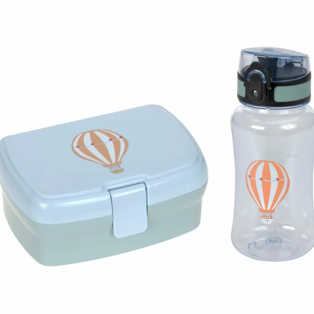 Lässig Lunch Set boîte à goûter et gourde Tiny Drivers Montgolfière