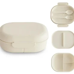 Mushie Lunchbox Ivory