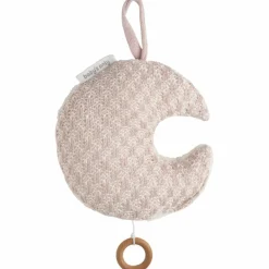 New Lune musicale à suspendre Happiness Vieux Rose Peluche Musicale