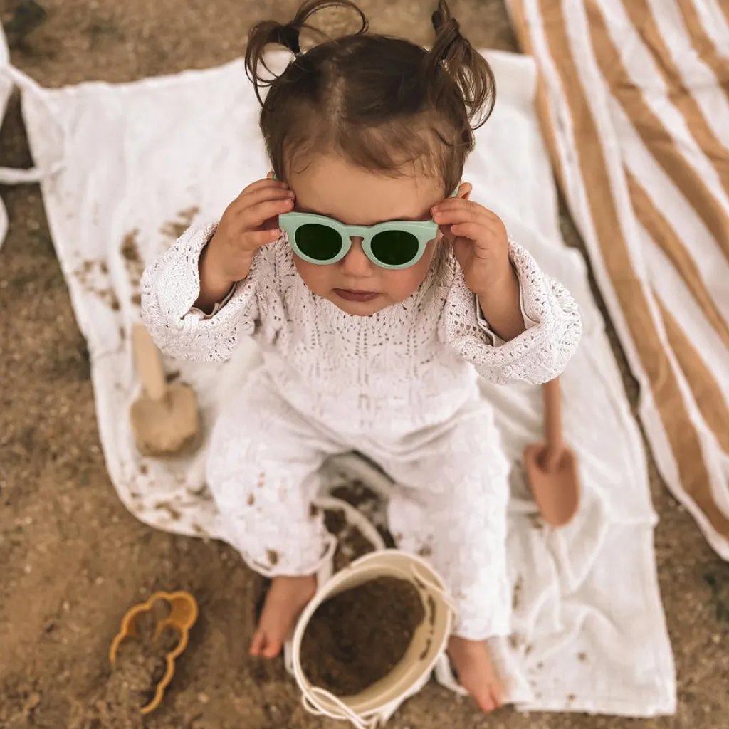 Sale Lunettes de soleil Delight Vert sauge (9-24 mois) Lunettes De Soleil