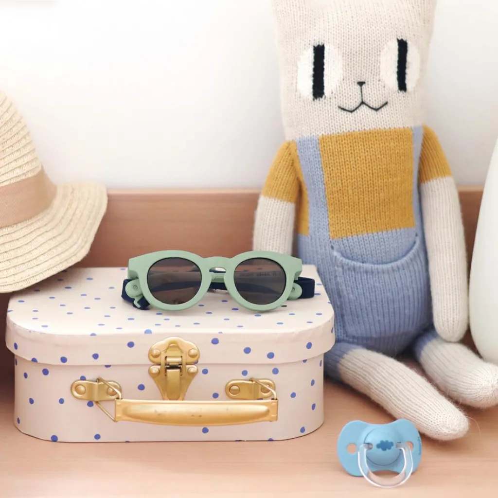 Sale Lunettes de soleil Delight Vert sauge (9-24 mois) Lunettes De Soleil