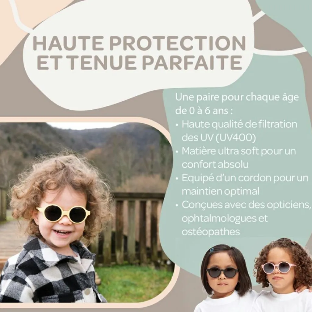 Béaba Lunettes de soleil Delight Dark Tortoise (9-24 mois)